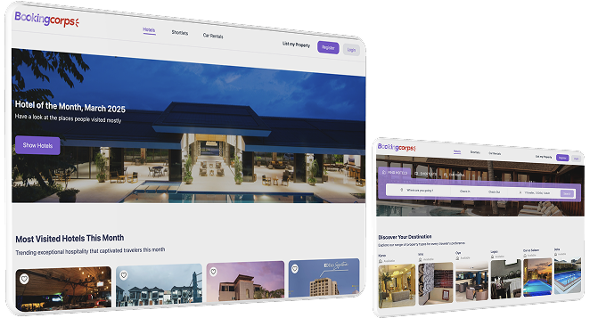 Bookingcorps Website