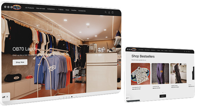 OB70 Ecommerce Website